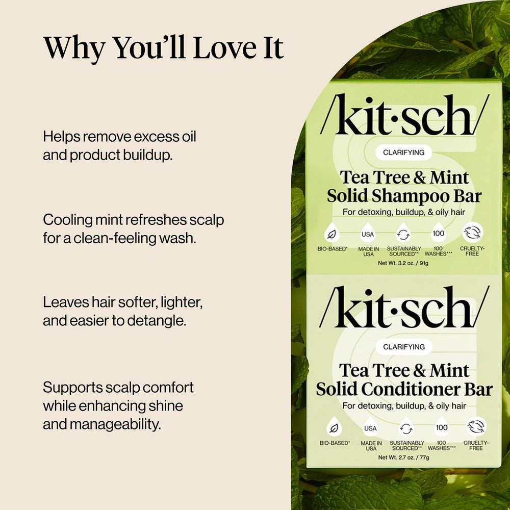 Kitsch Made in USA label reinforces domestic production and quality.
