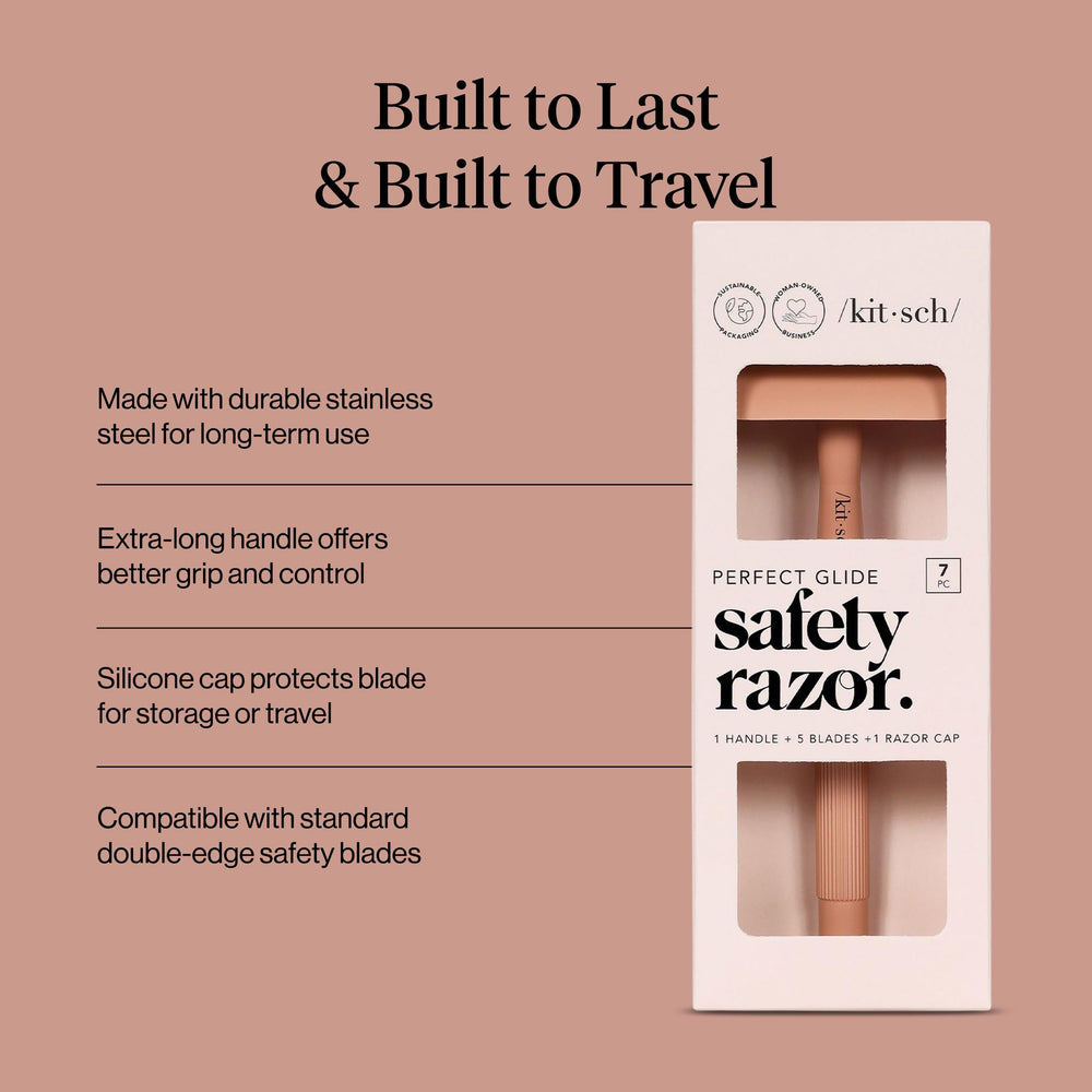 Kitsch Terracotta color-razor adds warm, stylish aesthetic to shaving routine