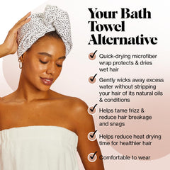 Kitsch travel-friendly towel wrap lightweight design for on-the-go drying