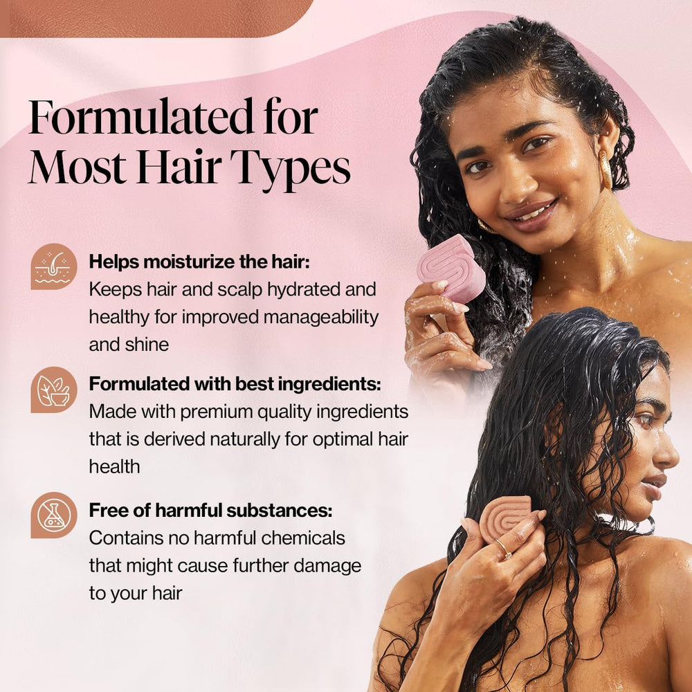 Kitsch USA-made hair care bars on display emphasize clean, color-safe formulas.