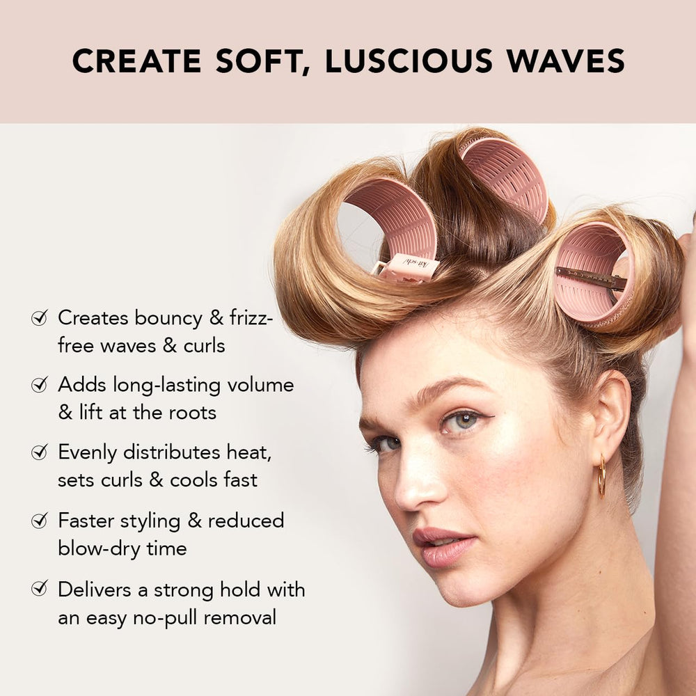 Kitsch XL Ceramic Thermal Rollers 2.5-inch roller for versatile curls.