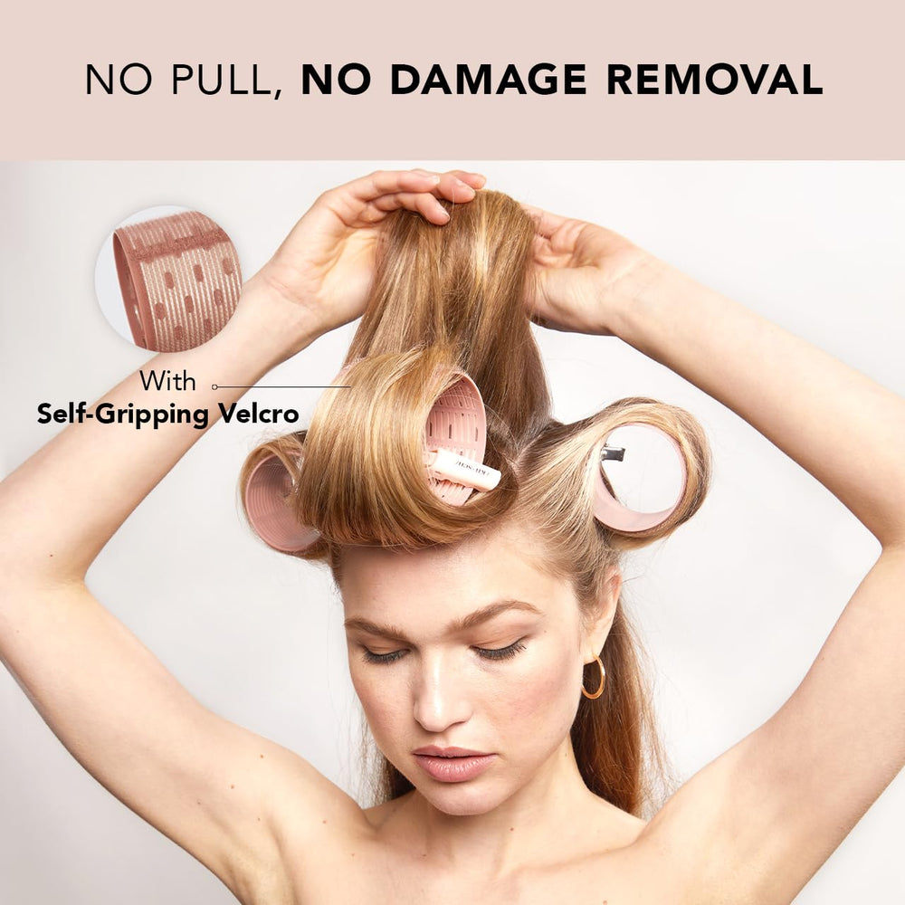 Kitsch XL Ceramic Thermal Rollers self-grip detail prevents hair pulling.