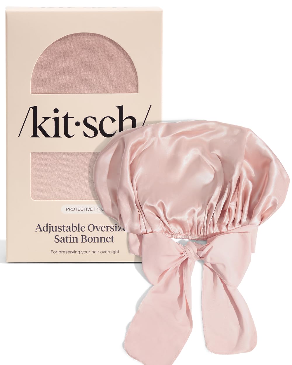 Kitsch XL Satin Bonnet care instructions to keep satin smooth and soft