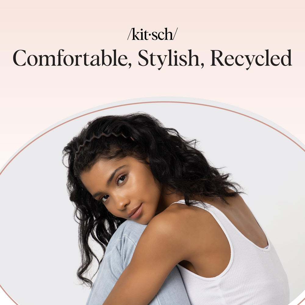 Kitsch Zig Zag headband gift-ready packaging suggests a thoughtful present for fashion lovers.