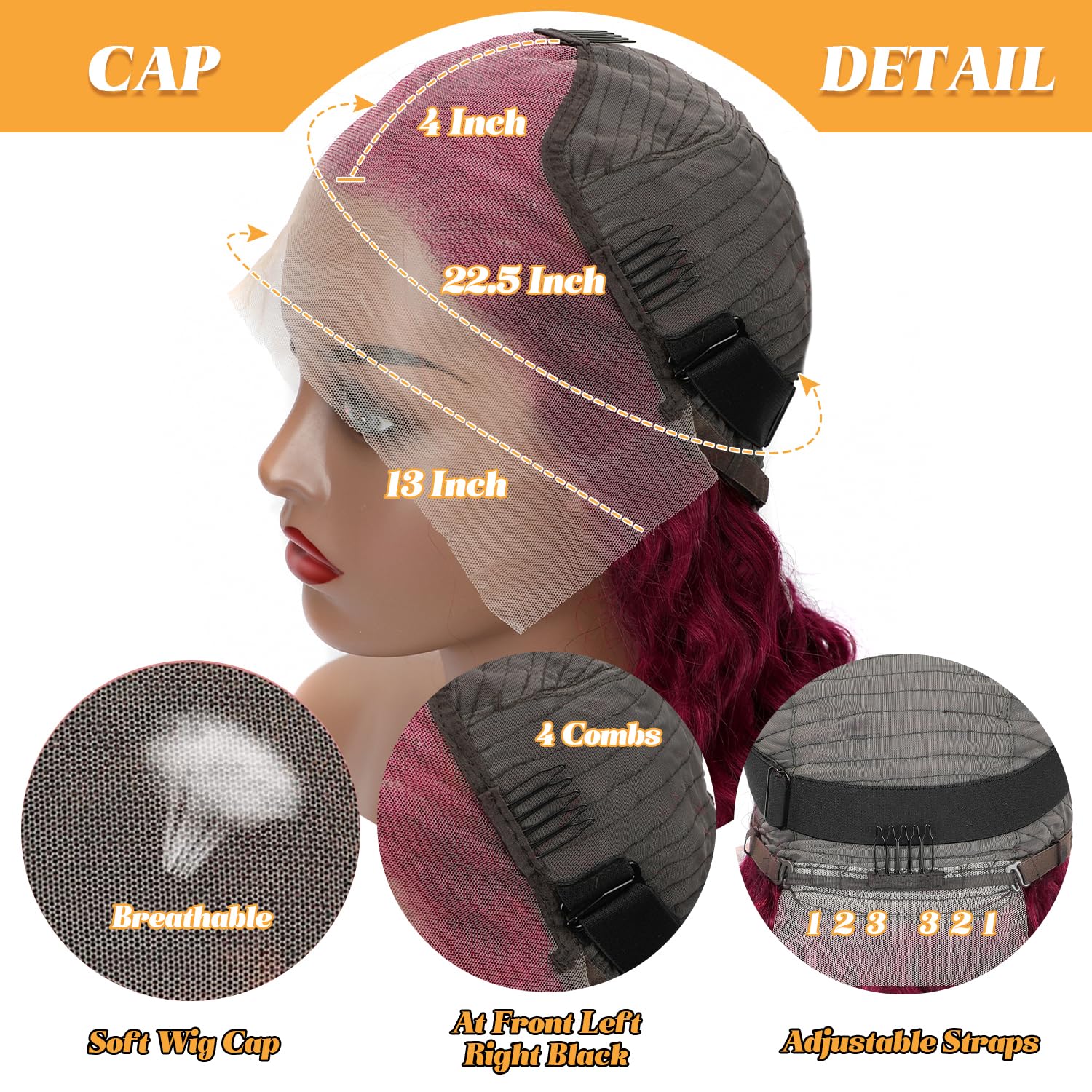 Kivolin 13x4 lace-front human-hair wig offers versatile styling from straight to curled looks