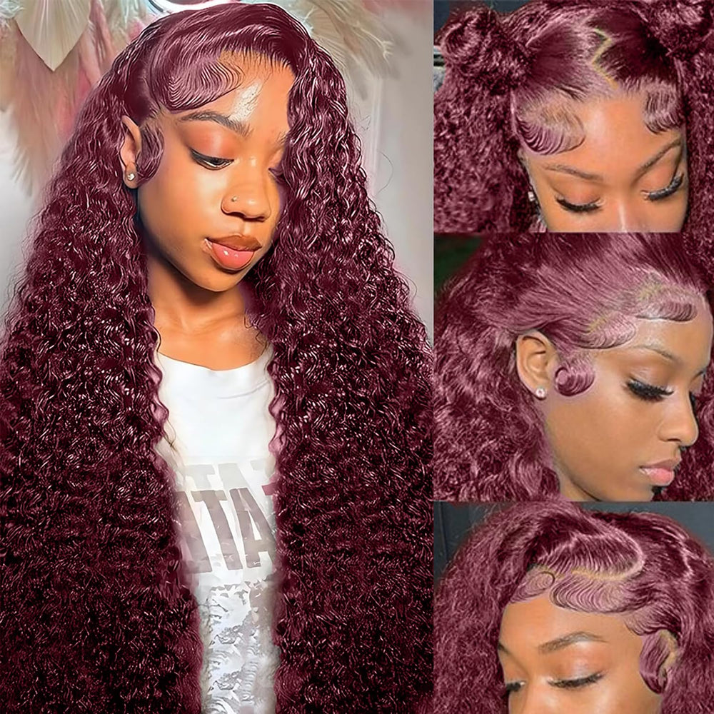Kivolin low-maintenance deep-wave wig keeps its shape with minimal styling
