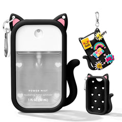 Kivzex cat silicone case for Touchland bottle offers secure, stylish on-the-go protection.