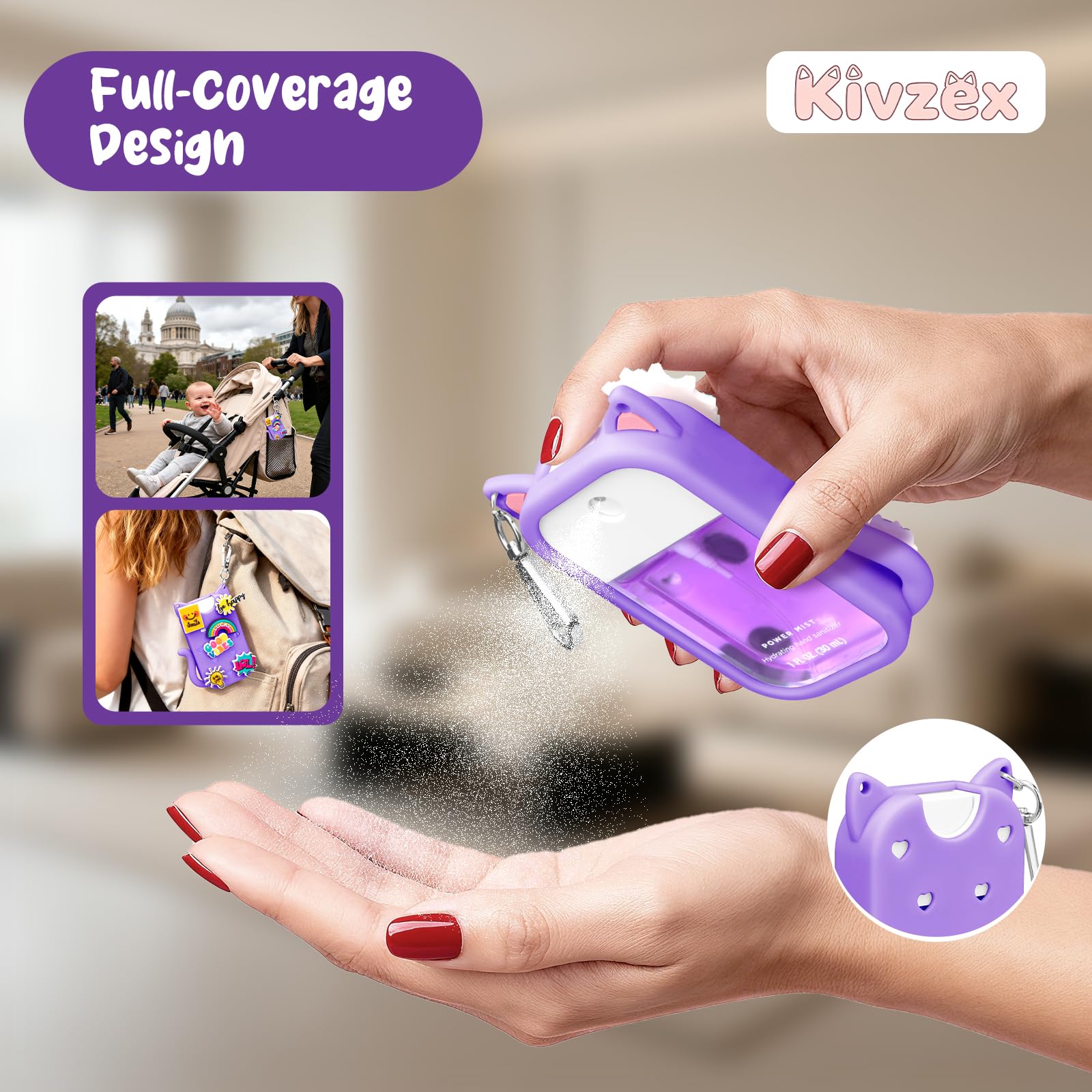 Kivzex cat silicone case gift-packaging image suggests a stylish gift.