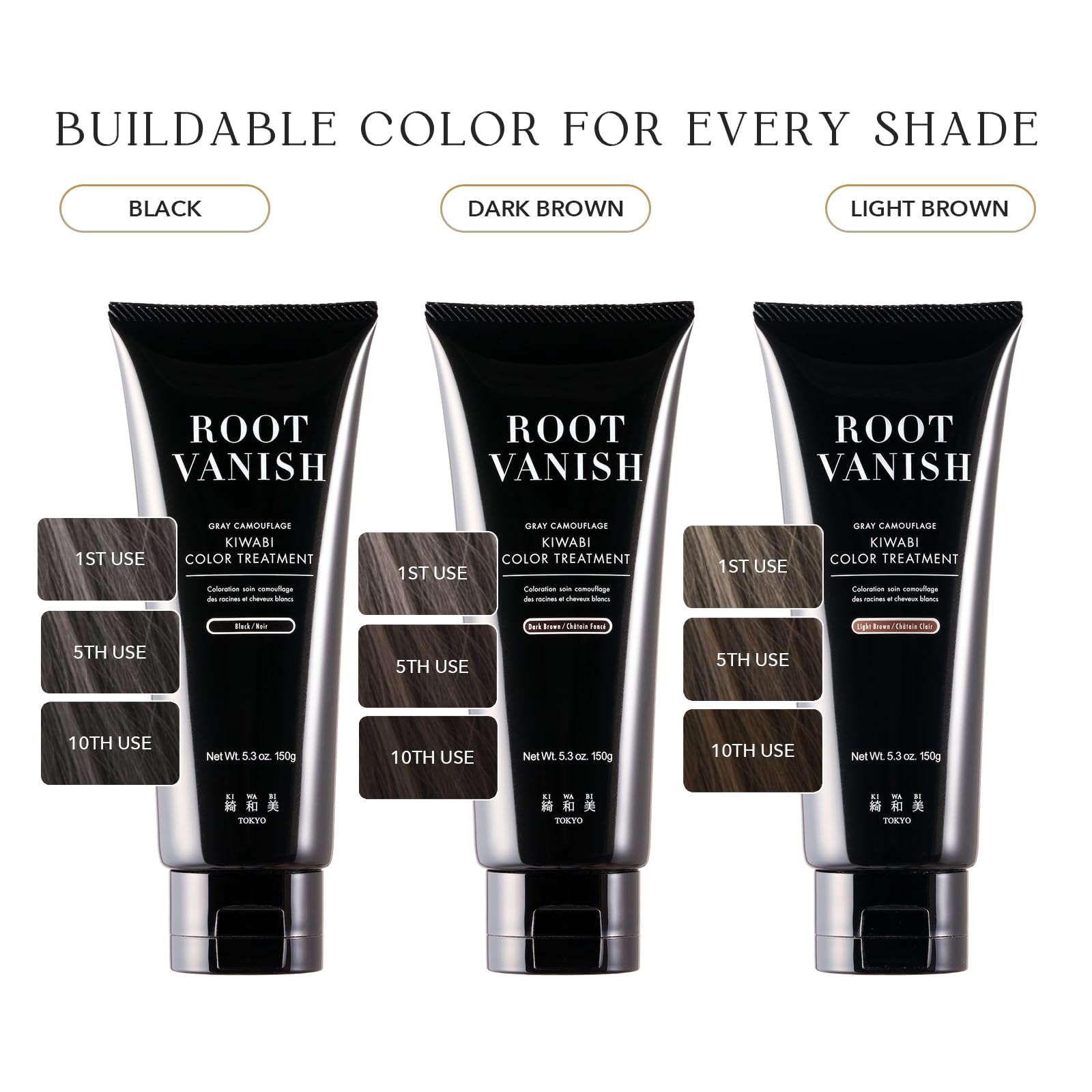 KIWABI sulfate-free and ammonia-free formula deposits color gently
