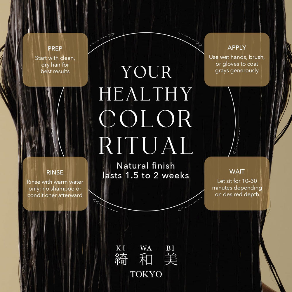 KIWABI oils including camellia and lavender condition and add shine