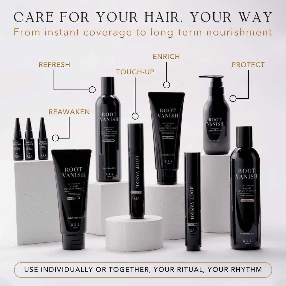 KIWABI color-gloss refresh demonstrates vibrant tone between salon visits