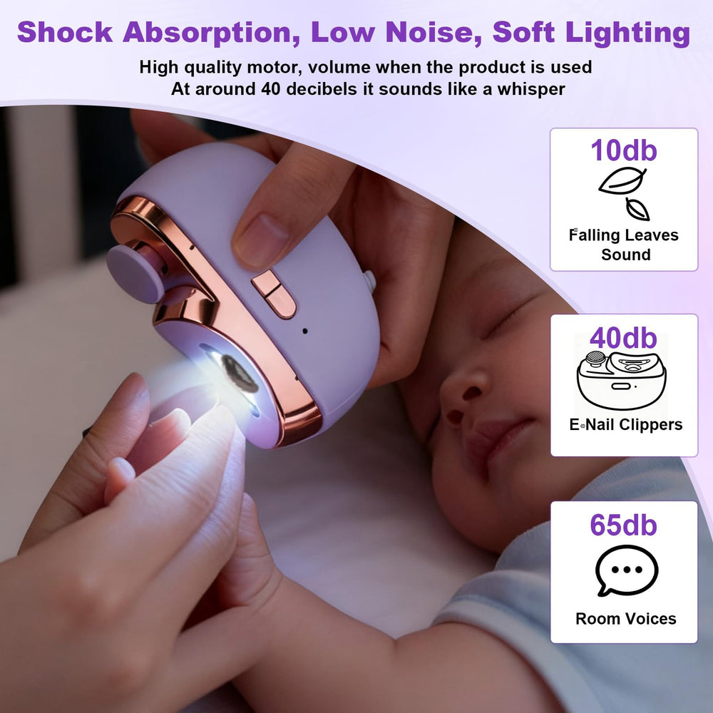 Kiwtreby electric nail clipper with LED light improves visibility during trimming