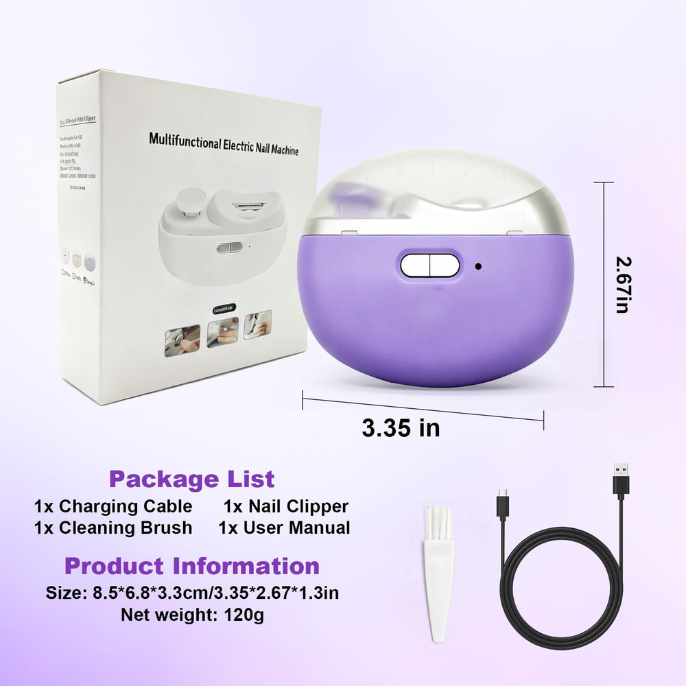 Kiwtreby electric nail clipper senior-friendly design supports comfortable handling