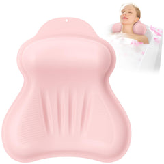 kixcvdm silicone bath pillow 4d airbag provides customizable head support for a relaxing soak