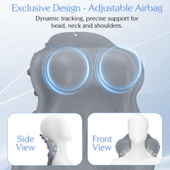 Kixcvdm silicone bath pillow dynamic support uses 4D airbag for adaptable comfort.