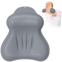 Kixcvdm silicone bath pillow original design offers customizable head and neck support during baths.
