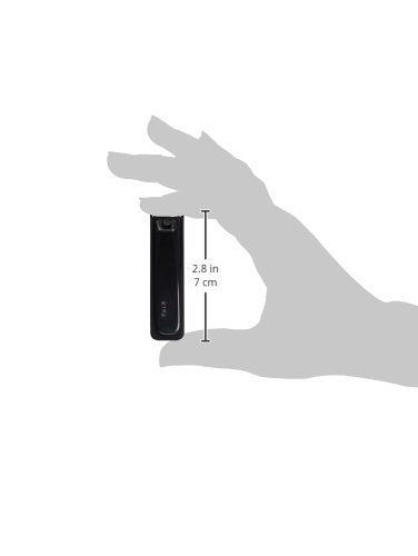 KIYA Nail Clipper Black Steel travel-ready for on-the-go grooming.