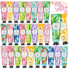 KIYTARBOO 36-pack hand cream set with varied scents for family gifting and personal care.