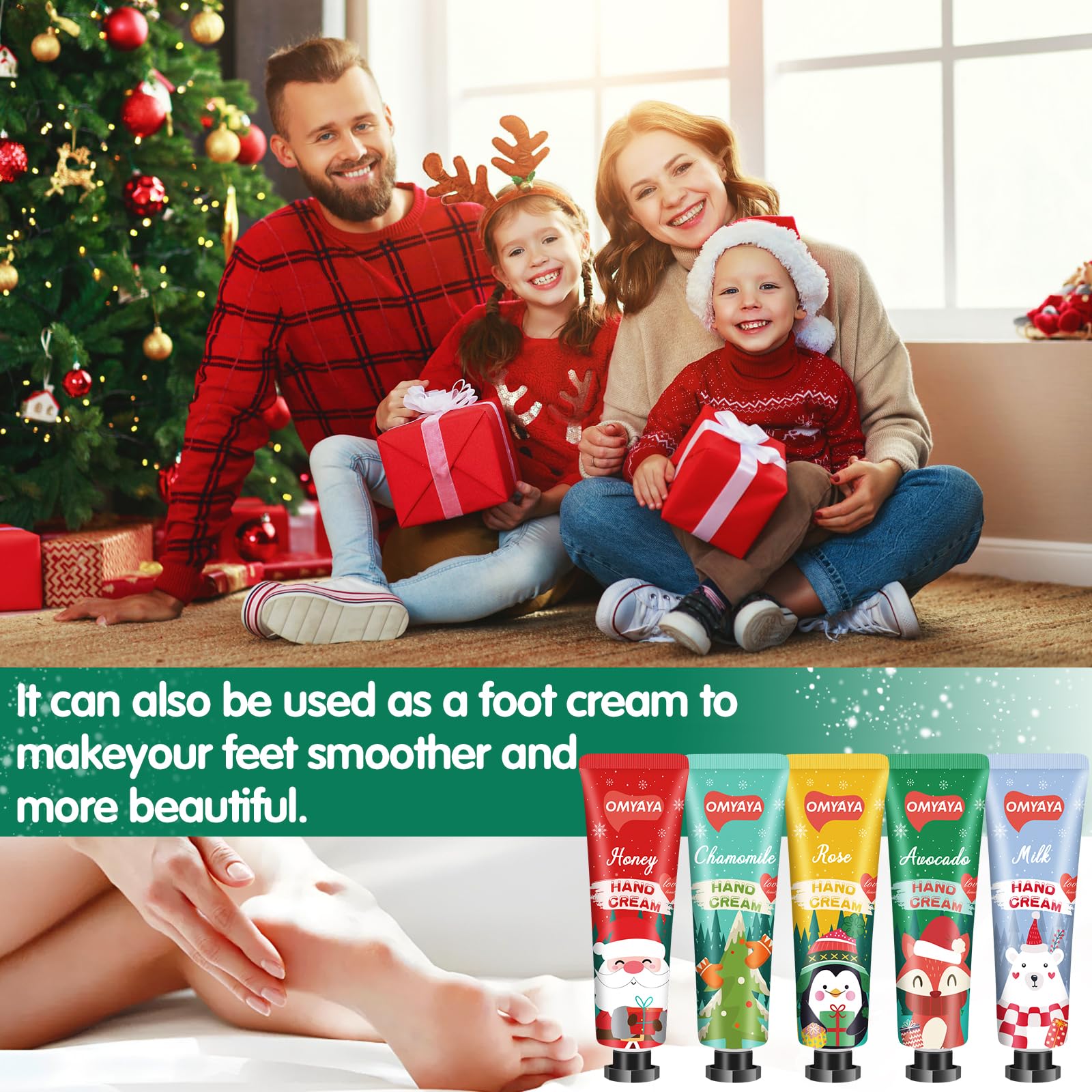 KIYTARBOO Christmas hand cream gift box image ready for gifting