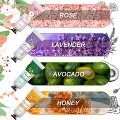 KIYTARBOO hand cream four-pack delivers quick-absorbing moisture.