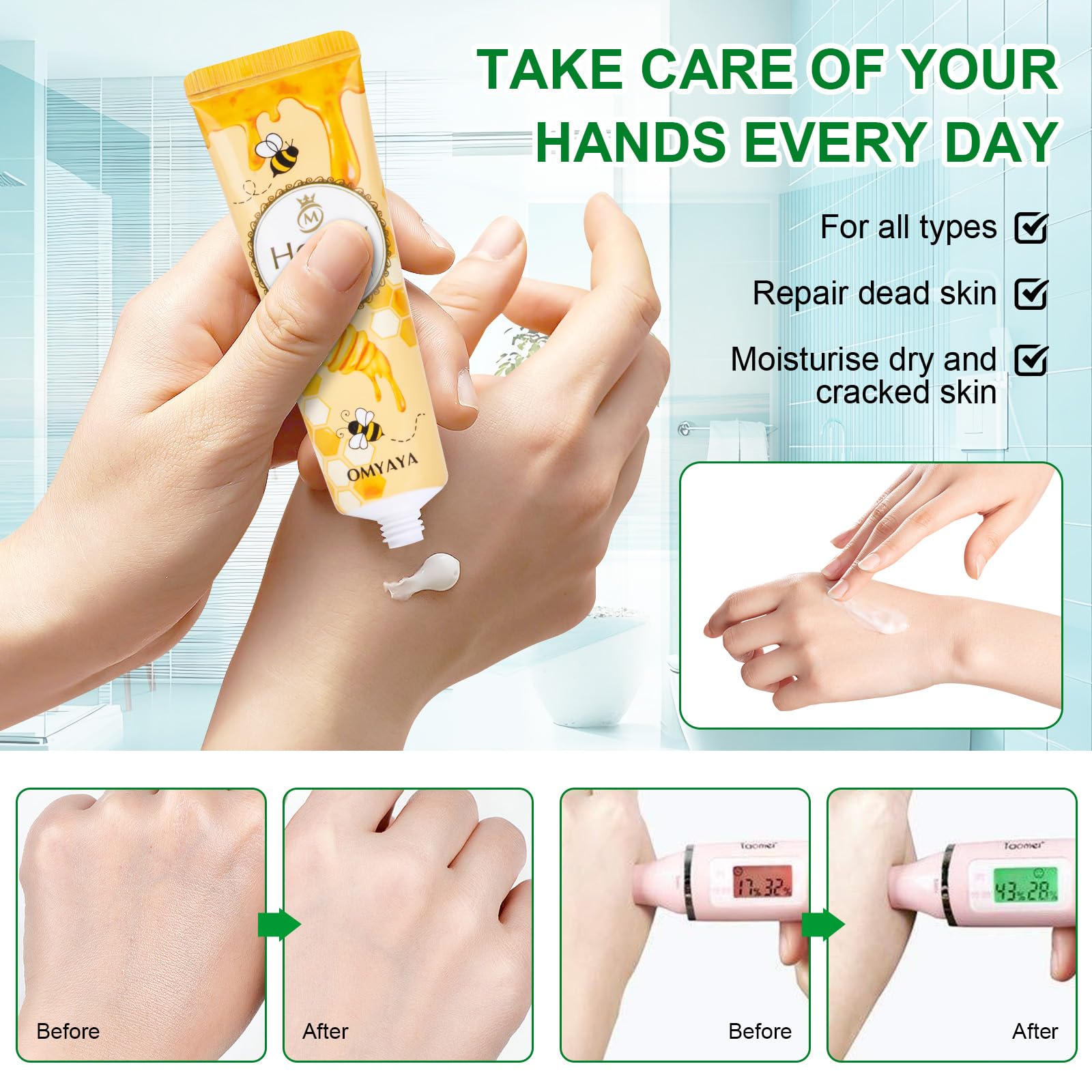 KIYTARBOO Strawberry-scented hand cream absorbs fast, leaves softness