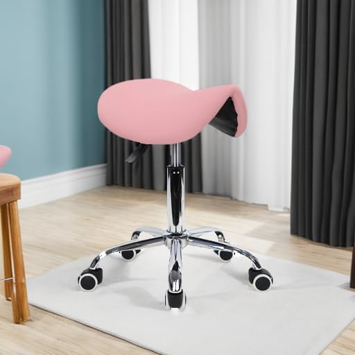 KKTONER saddle-stool-adjustable-height demonstrates customizable posture for diverse tasks