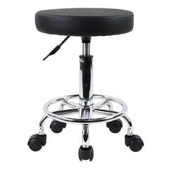KKTONER stool seat closeup shows cushioned PU leather for long sessions