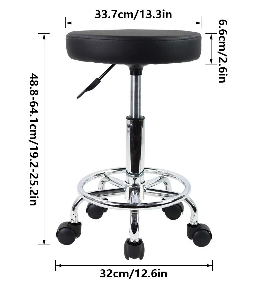 KKTONER stool swivel base enables smooth movement in workspace