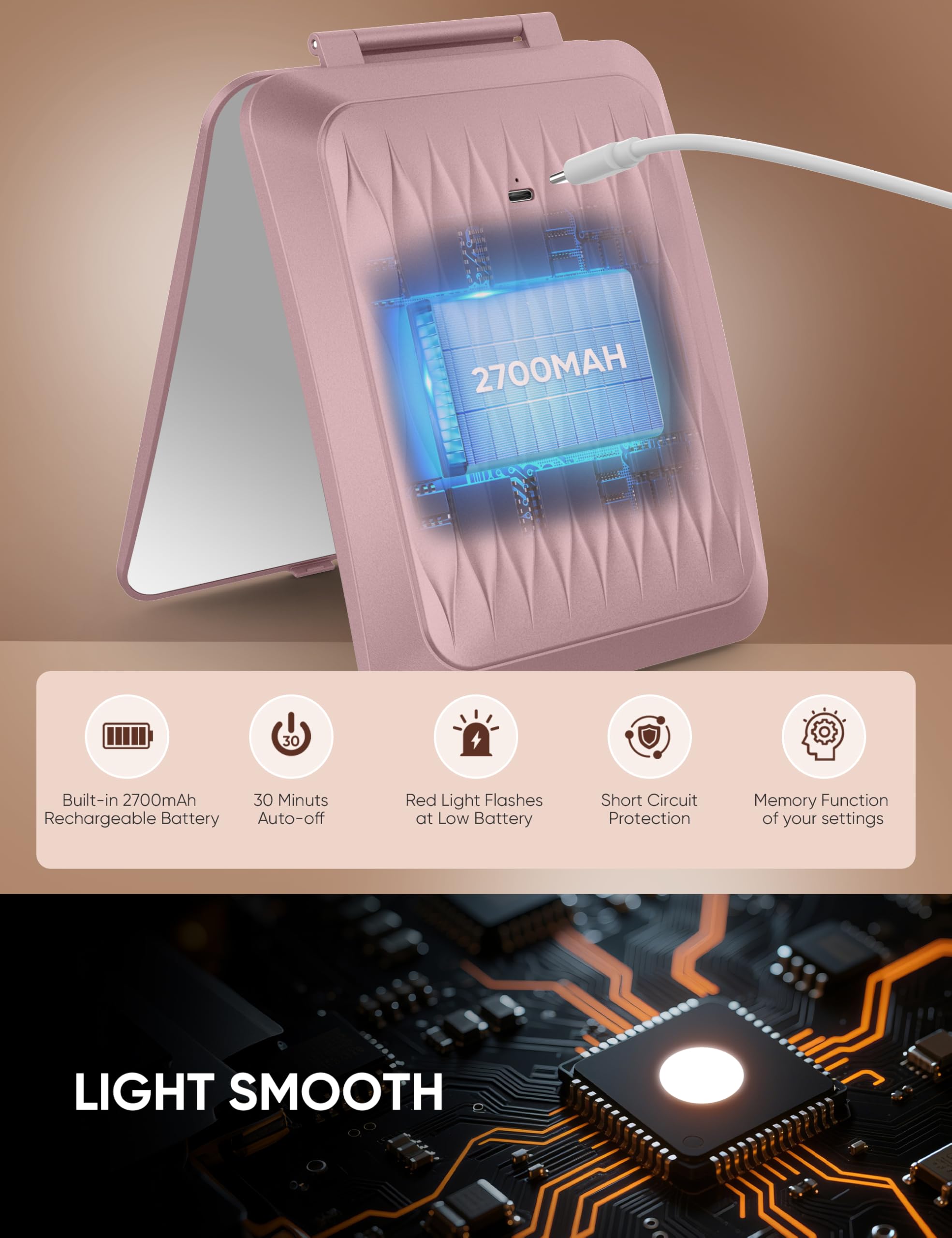 klarh sensor-activated light with automatic on/off and memory for quick setup