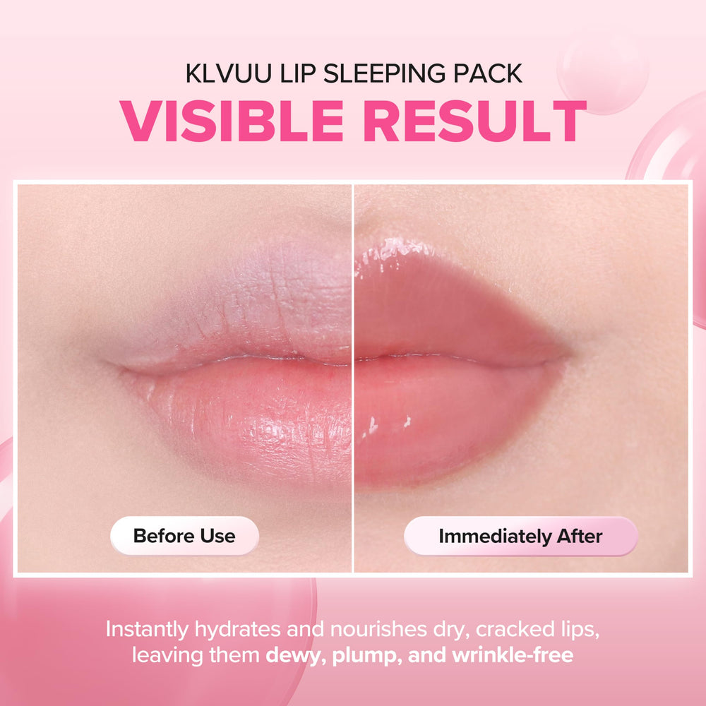 Klavuu Lip Mask Sleeping Pack Vanilla provides quick moisture boost for daytime use.