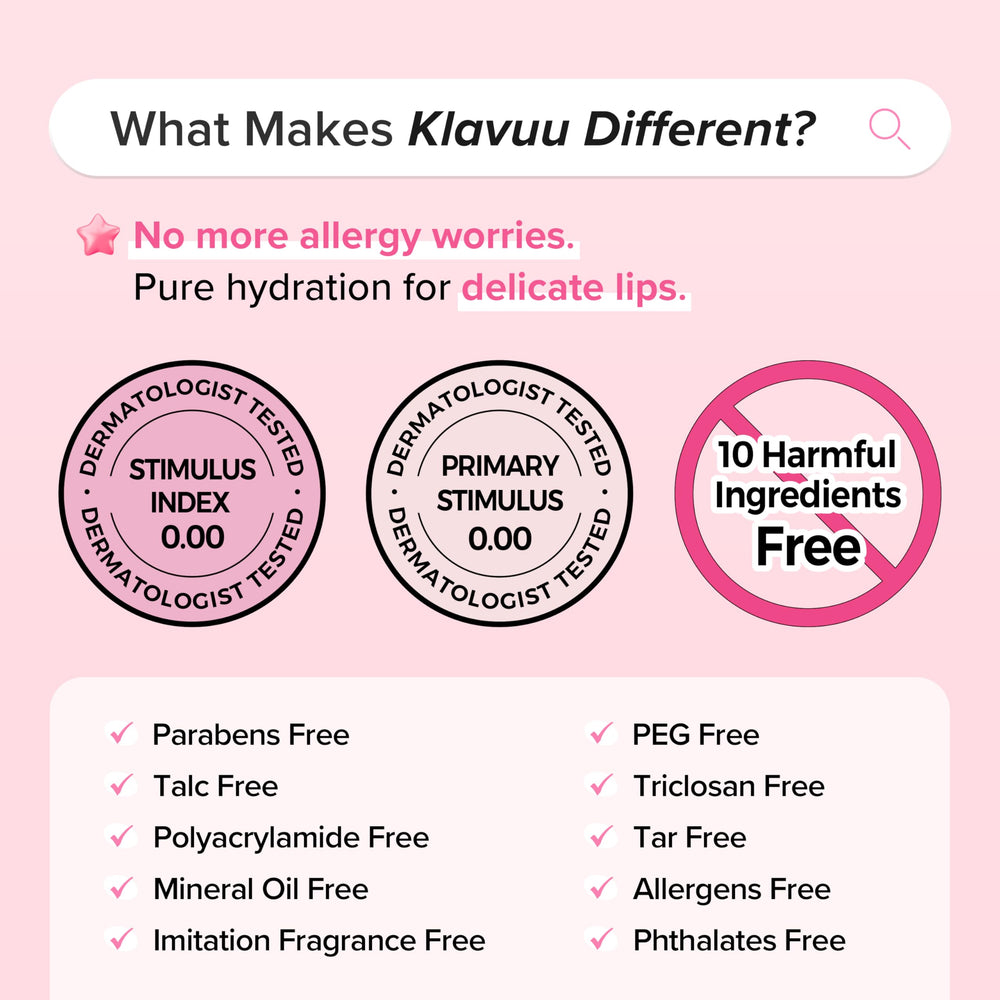 Klavuu Lip Mask Sleeping Pack Vanilla after overnight use reveals softer lips.