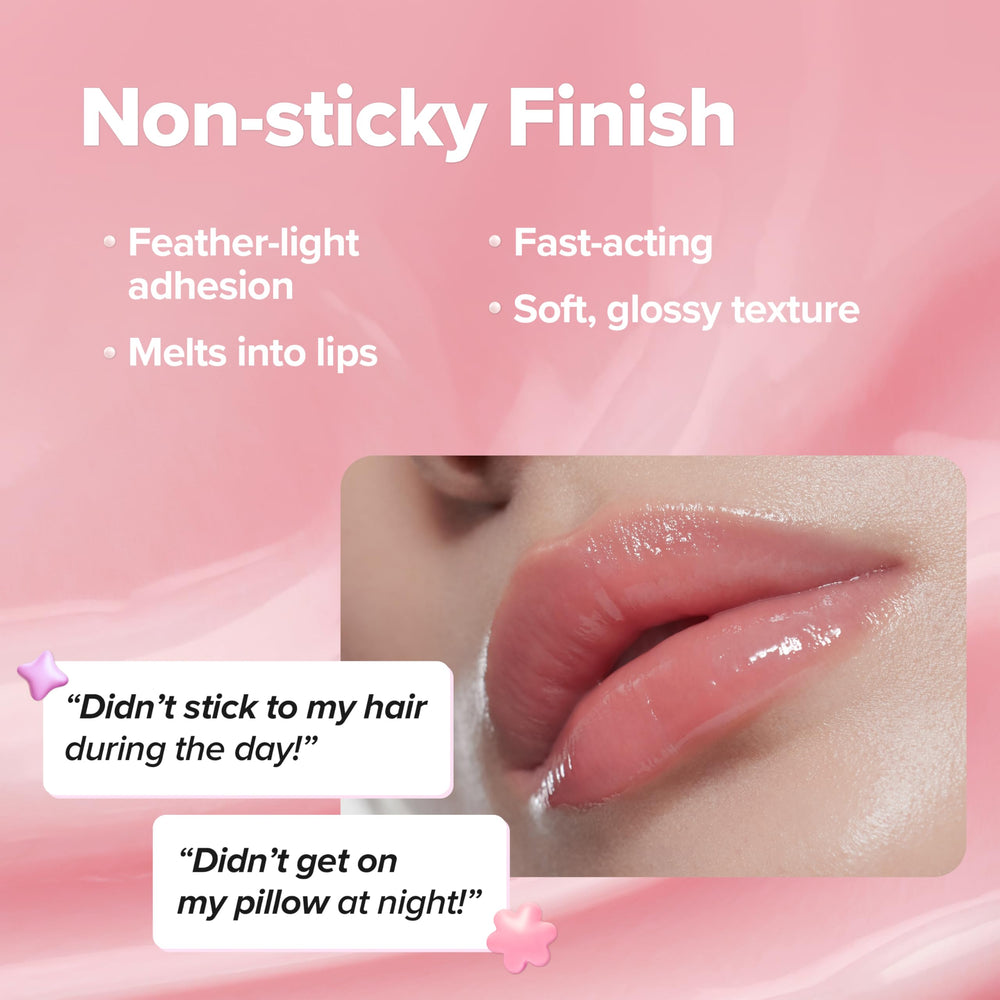 Klavuu Mask texture being applied to lips during routine