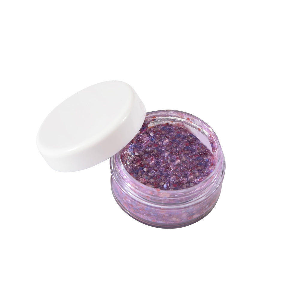 Klee Naturals biodegradable glitter gel uses plant-based cellulose for safe sparkle.