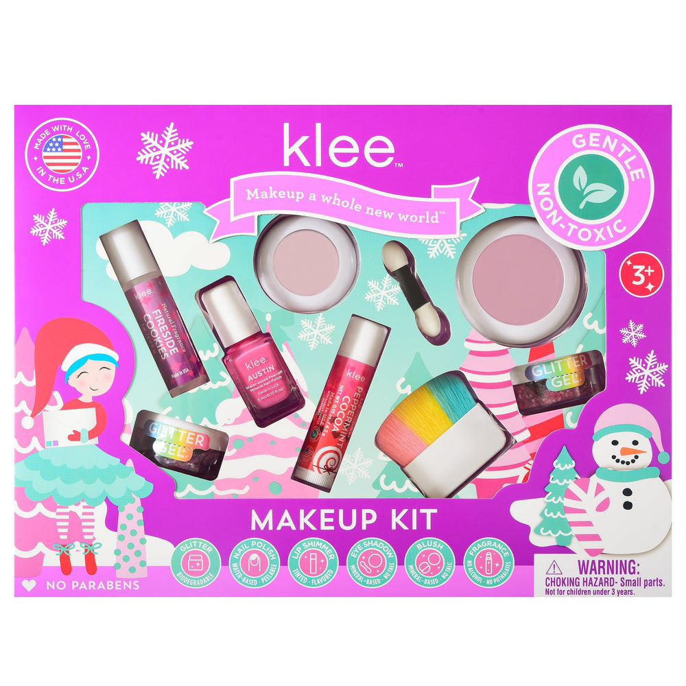 Klee Naturals Holiday Deluxe eye shadow Sierra Amble offers kid-friendly color for playful looks.
