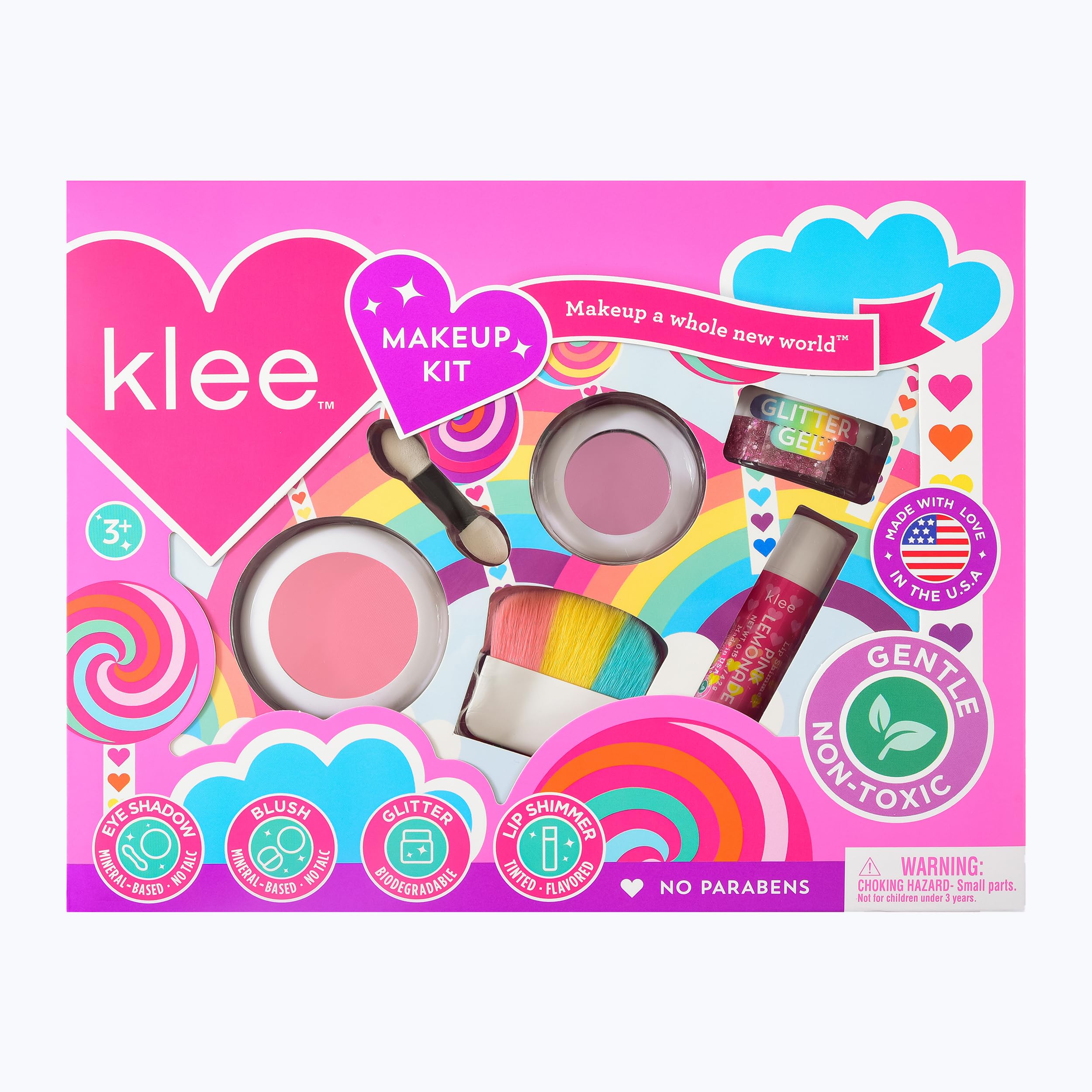 Klee Naturals Jackson Sway eye shadow palette for gentle, colorful play