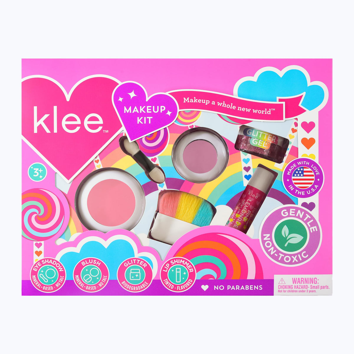 Klee Naturals Jackson Sway eye shadow palette for gentle, colorful play