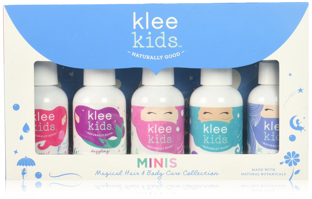 Klee Naturals Kids Magical Travel Set Shampoo bottle for gentle, kid-friendly cleansing on the go.