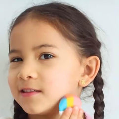 Klee Naturals Luna Star Kit Fairy Kisses blush, soft peach tones for rosy cheeks during playtime.