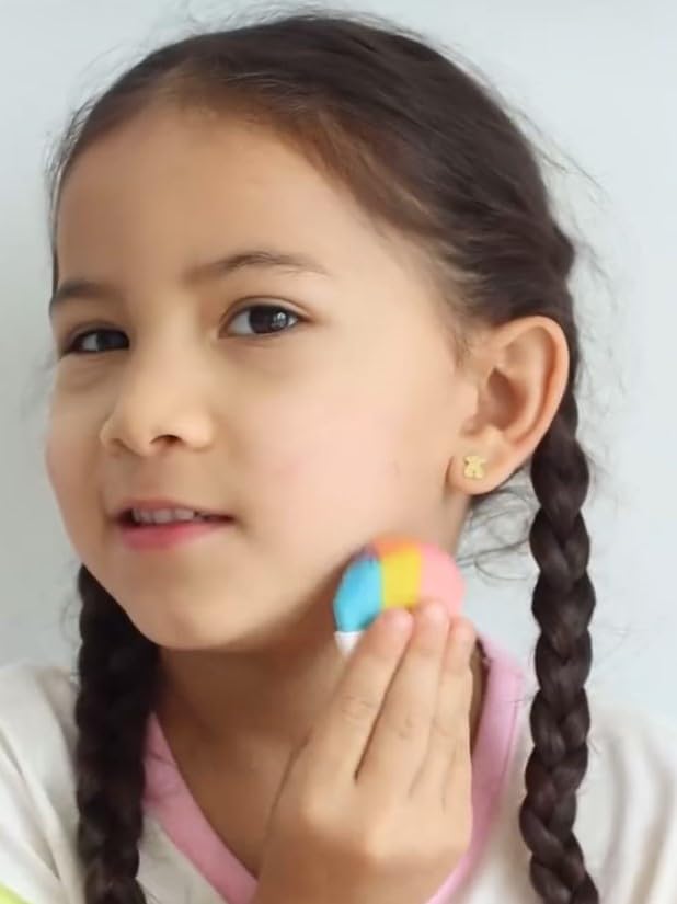 Klee Naturals Mermaid Tales glitter gel sparkles using biodegradable glitter.