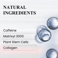Peptides close-up on Kleem Organics eye cream highlighting firming benefits