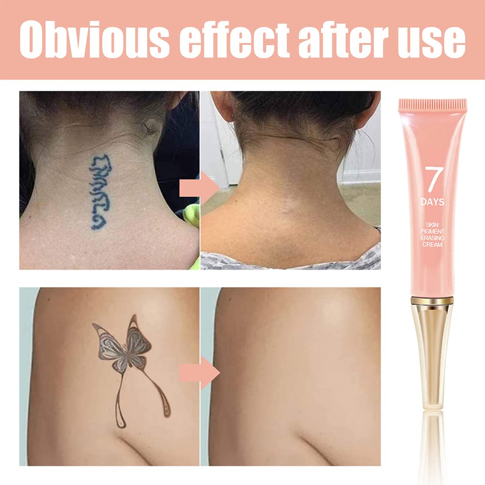 KlsyChry tattoo removal cream massage demonstrates fast absorption without clogging pores.