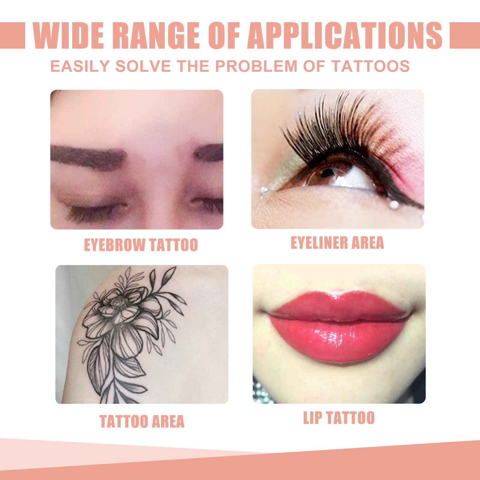 KlsyChry tattoo removal cream moisturizing formula keeps skin hydrated during fading.