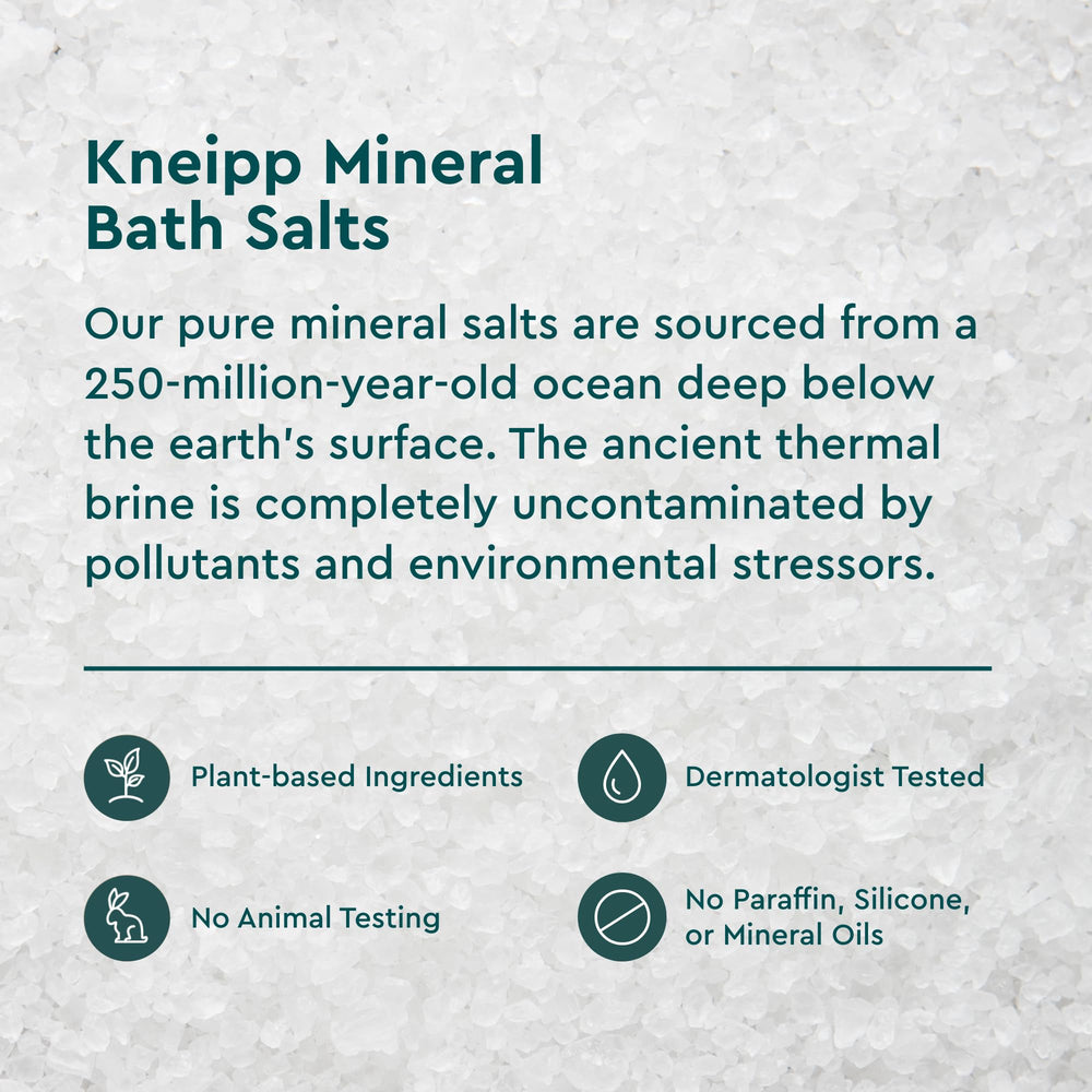 Green Brand badge on Kneipp packaging signaling sustainability and clean sourcing.