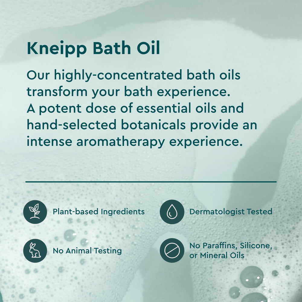 Kneipp Under the Weather Eucalyptus bath oil for refreshing, breathable comfort