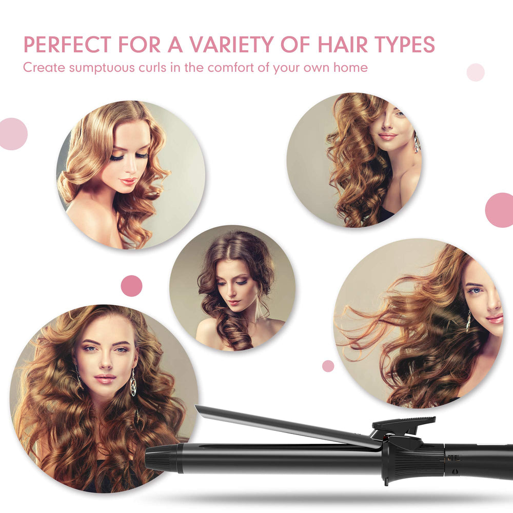 KnK curling-iron safety-features shot shows anti-scald top and tangle-free cord