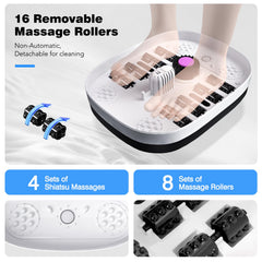 KNQZE foot spa with bubbles and remote control for easy use