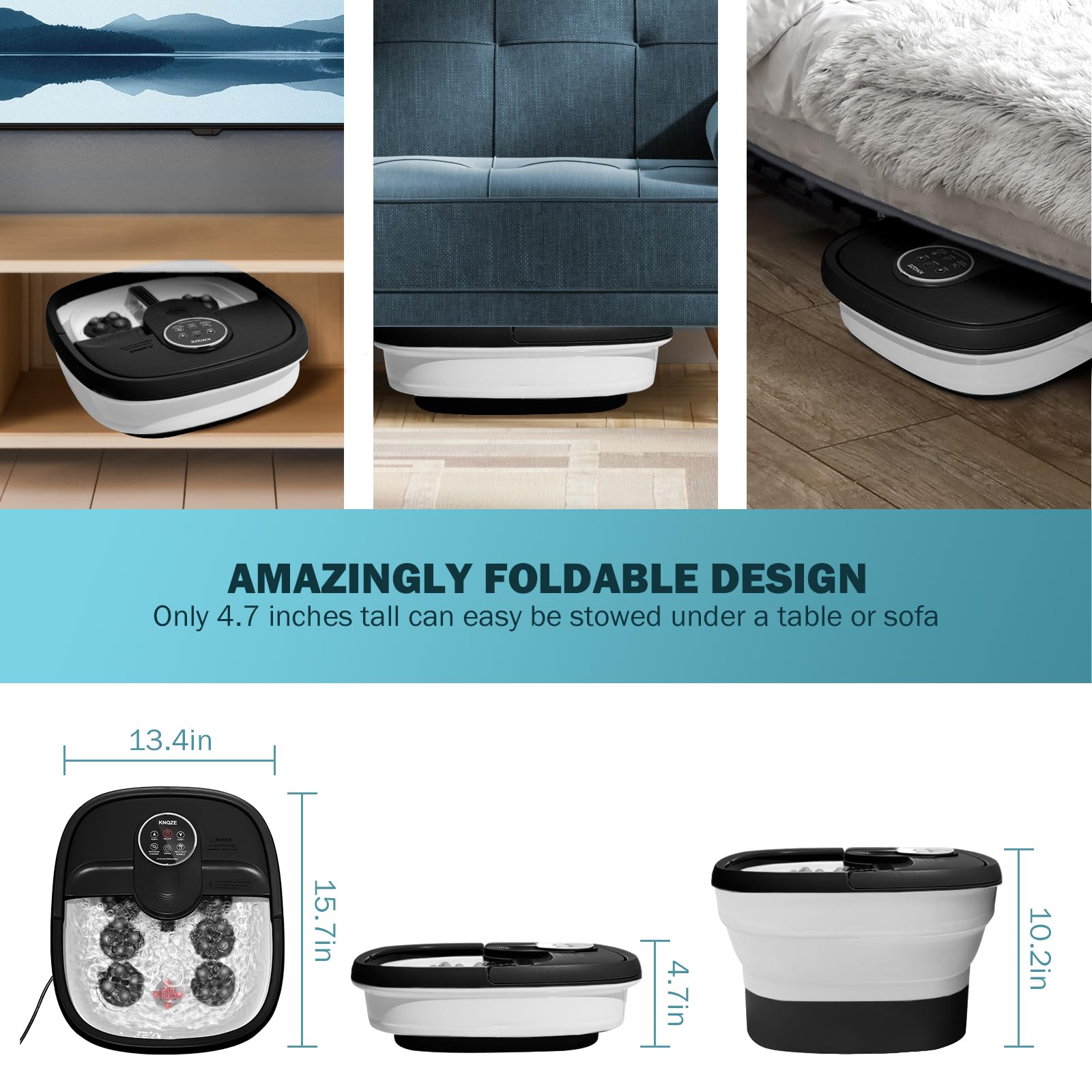 KNQZE gift-ready foot bath supports self-care gifting on special occasions