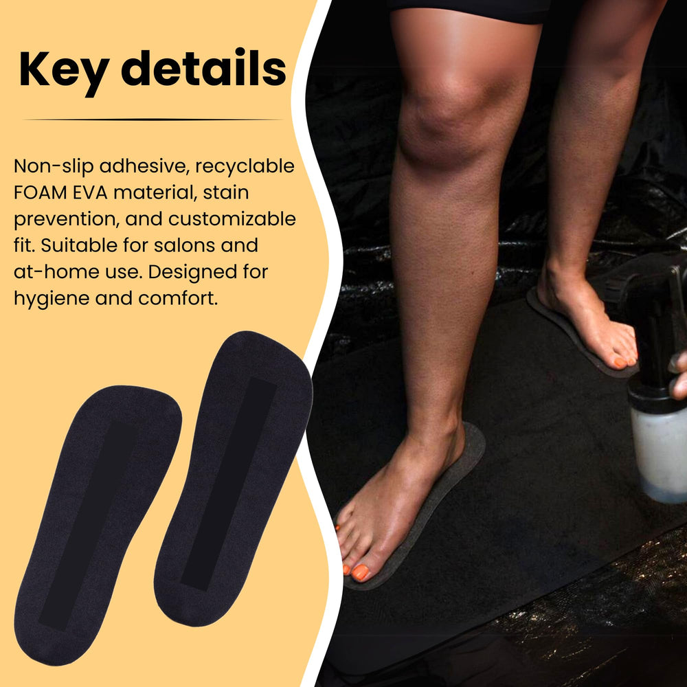 KOBBTAN salon-use feet pads protect clients and boost confidence.