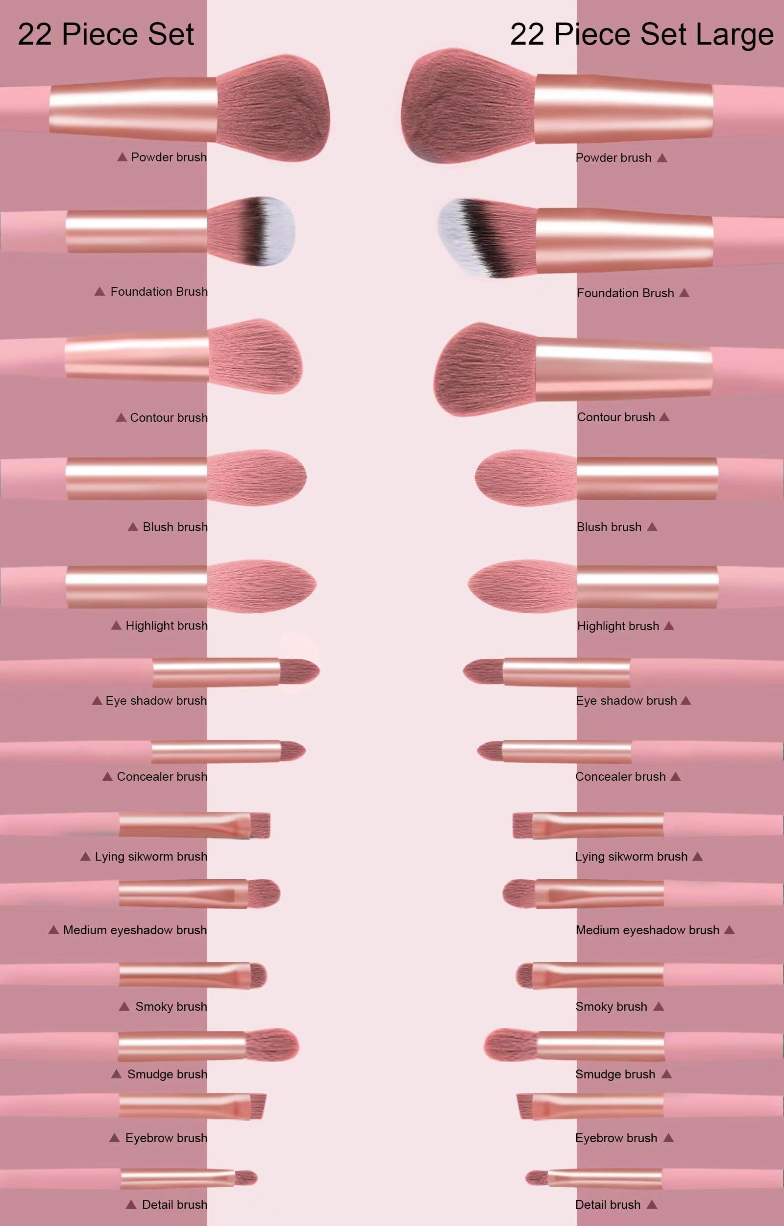 Koccido blush brush for even powder application and gentle contouring.