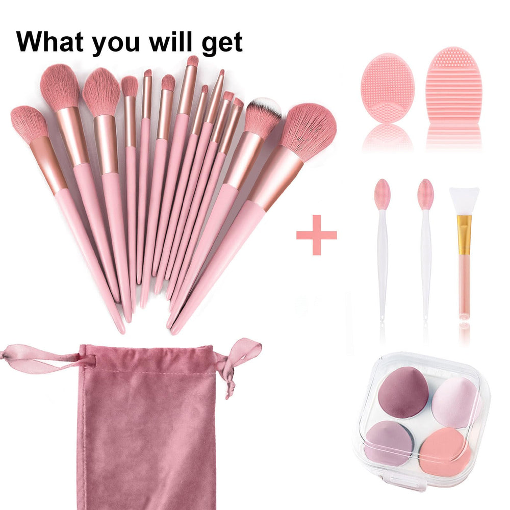 Koccido brush storage bag for portable organization and quick touch-ups.